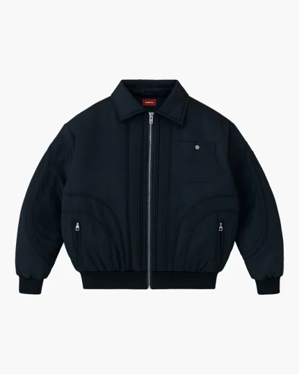 Double You Studios Bomber Jacket (Black) (4)