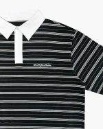 Double You Studios Dys Stripe Polo (Black) (2)