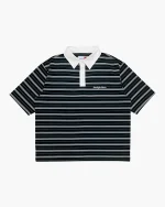 Double You Studios Dys Stripe Polo (Black) (3)