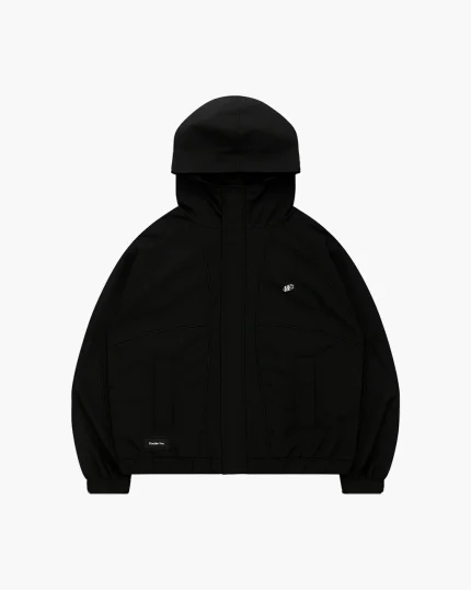 Double You Studios Rain Jacket (Black) (3)