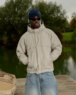 Double You Studios Rain Jacket (Grey) (2)