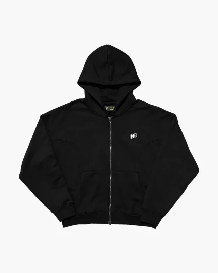 Double You Studios Star Logo Classic Zip (Black) (1)