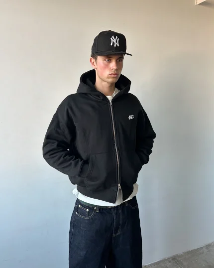 Double You Studios Star Logo Classic Zip (Black) (3)