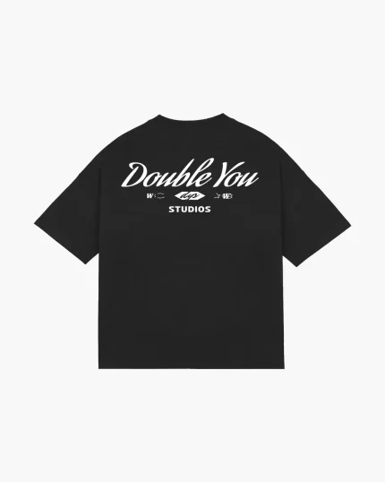 Double You Studios Tee (Washed Black) (4)