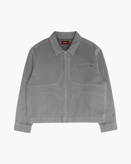 Double You Studios Workwear Jacket (Washed Grey) (1)