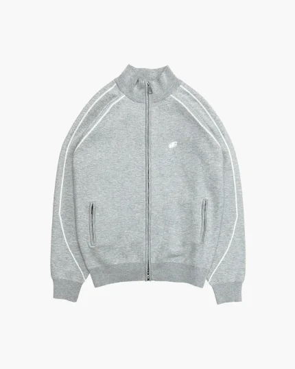 Double You Studios Zip Knit (Grey Marl) (3)