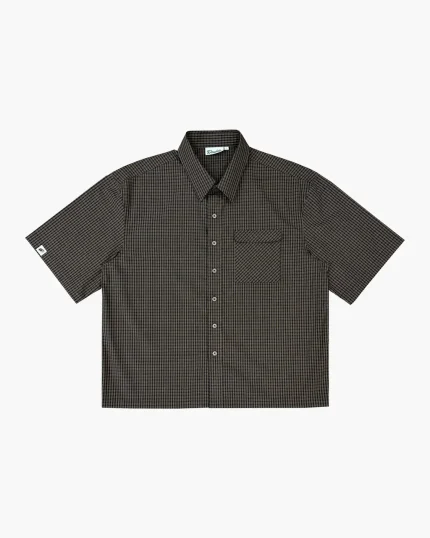 Double You Brown Plaid Shirt (3)