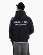 Double You Hoodie Navy (2)