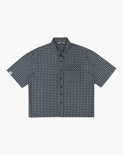 Double You Navy Plaid Shirt (1)