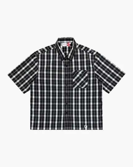 Double You Pinstripe Shirt (Brown)