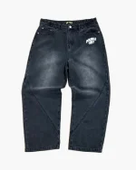 Double You Studios Baggy Jeans Washed Black (1)