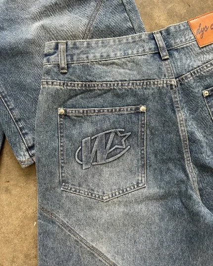 Double You Studios Blue DYS Classic Jorts (2)