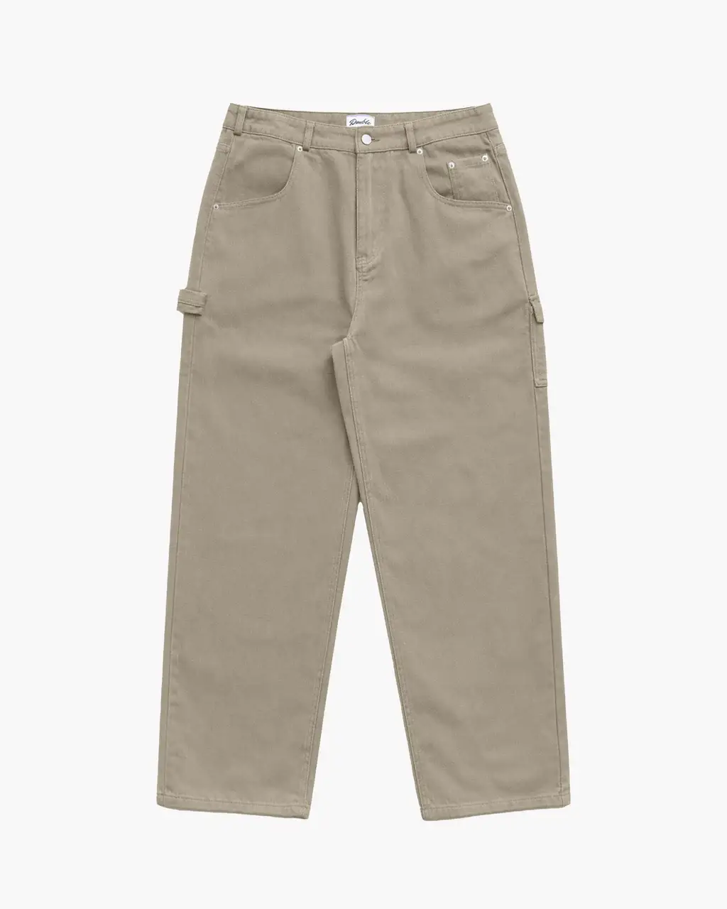 Double You Studios Cotton Twill Pant (Tan) (1) Double You Studios Cotton Twill Pant (Tan) (1)