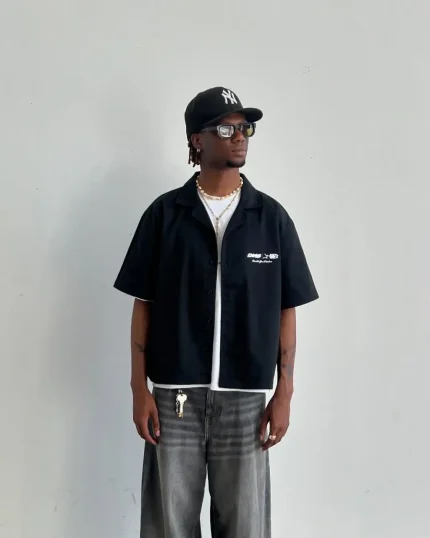 Double You Studios DYS Split Shirt (Black) (2)