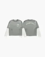 Double You Studios Waffle Sleeve Tees Grey (1)